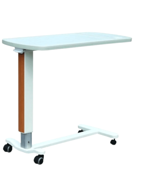 Hydraulic Overbed Table (Wood)