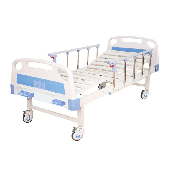 Two Function Hospital Bed Manual with Standard Accessories