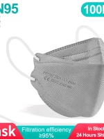 Fish Mask KN95 Mascarillas FPP2 Adult Morandi FFP2mask 4 Layer FFPP2 Approved Face Masks FFP2 Respirator Mouth Cover Masque FFP2