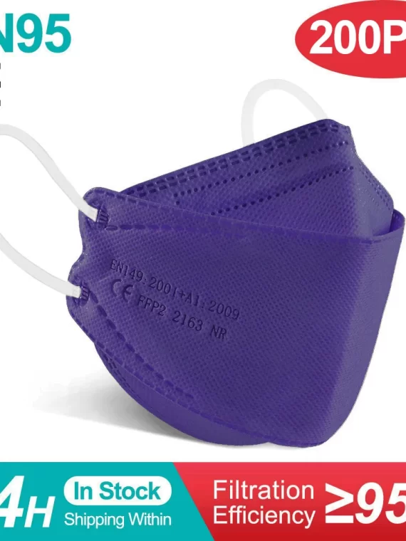 10 Days Delivery! Approved FFP2 Mask Hygienic Safety Dust Respirator Reusable Adult Face Masks FPP2 Mascarillas KN95 Fish Mask