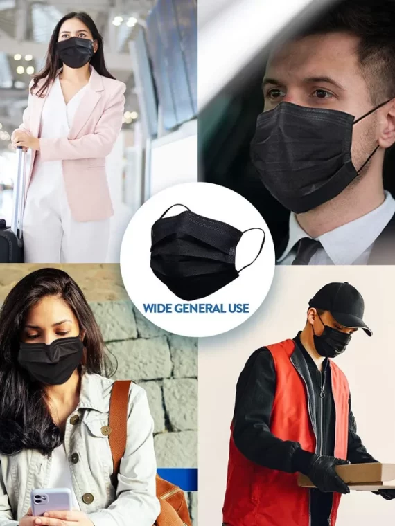 10/50/100/200PCS Disposable Mask Earloop Pink Bule Black White Mouth Masks 3 Layers Meltblown Non-Woven Breathable Face Mask