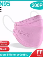 10 Days Delivery! Approved FFP2 Mask Hygienic Safety Dust Respirator Reusable Adult Face Masks FPP2 Mascarillas KN95 Fish Mask