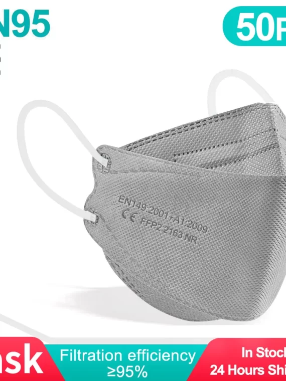 Fish Mask KN95 Mascarillas FPP2 Adult Morandi FFP2mask 4 Layer FFPP2 Approved Face Masks FFP2 Respirator Mouth Cover Masque FFP2