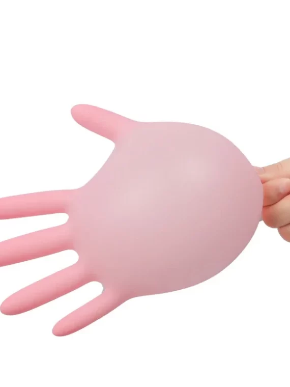 10/20/50/100PCS Pink Gloves Disposable Nitrile Gloves Powder Free for Household Cleaning Beauty Salon Working Kitchen Gloves