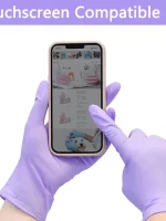 10-100pcs Disposable Purple Nitrile Gloves Latex Free Waterproof Suitable for Kitchen Food Processing Beauty Salon Work Glove