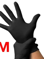Black Xl Latex Gloves Pvc Gloves Disposable Nitrile Gloves Housework Cleaning Car Industry Gardening Cooking Tools