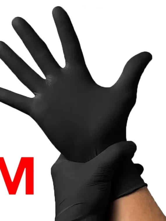 Black Xl Latex Gloves Pvc Gloves Disposable Nitrile Gloves Housework Cleaning Car Industry Gardening Cooking Tools