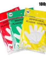 100pcs Disposable Gloves Plastic Gloves Transparent Eco-friendly Cleaning Gloves For DIY Cooking Kitchen Accessories