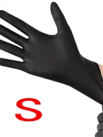 Black Xl Latex Gloves Pvc Gloves Disposable Nitrile Gloves Housework Cleaning Car Industry Gardening Cooking Tools