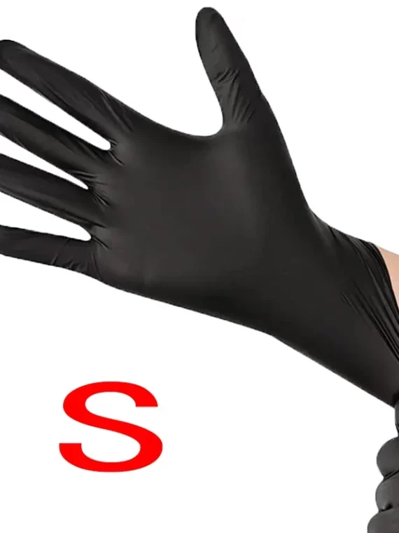 Black Xl Latex Gloves Pvc Gloves Disposable Nitrile Gloves Housework Cleaning Car Industry Gardening Cooking Tools