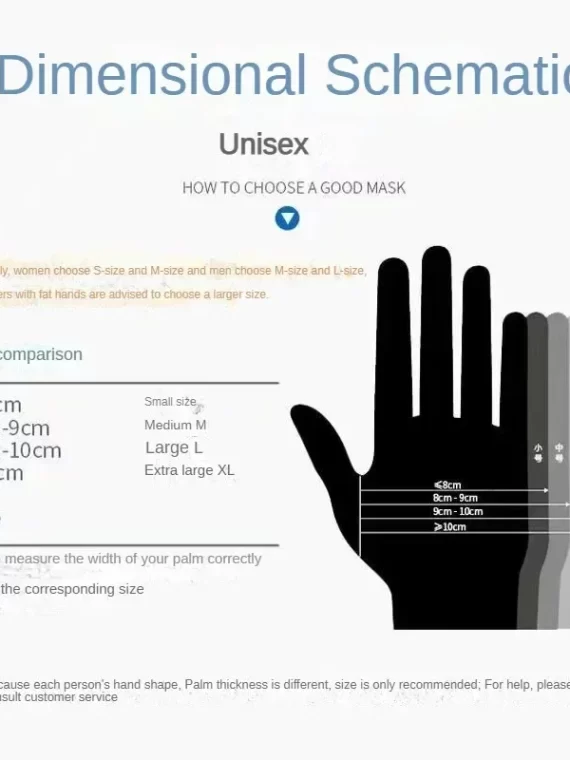 Black Xl Latex Gloves Pvc Gloves Disposable Nitrile Gloves Housework Cleaning Car Industry Gardening Cooking Tools