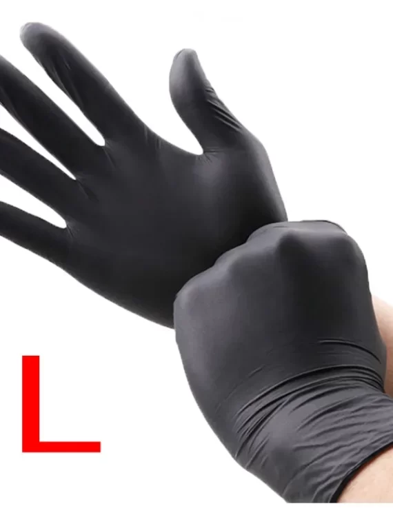 Black Xl Latex Gloves Pvc Gloves Disposable Nitrile Gloves Housework Cleaning Car Industry Gardening Cooking Tools