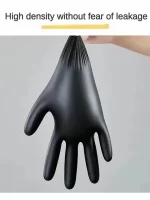 Black Xl Latex Gloves Pvc Gloves Disposable Nitrile Gloves Housework Cleaning Car Industry Gardening Cooking Tools