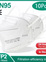10-200PCS mascarillas fpp2 Black KN95 CE Certified FFP2 face mask mascarilla kn95 5Layers Non-wove Adult ffp2 mask kn95 reusable