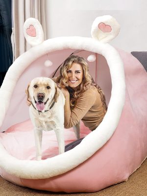 Round House 40cmL – Soft & Comfortable Pet Bed for Cats and Small Dogs