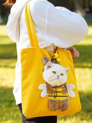 Cat Doll Side Bag – Cute & Stylish Bag for Kids and Teens