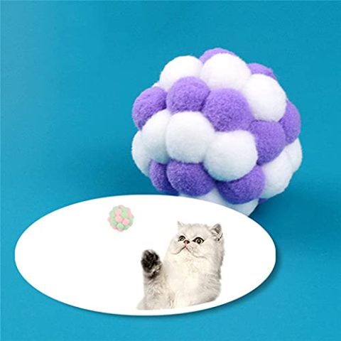 Dora kitten Cat Jingle Ball Plush – Fun & Interactive Cat Toy