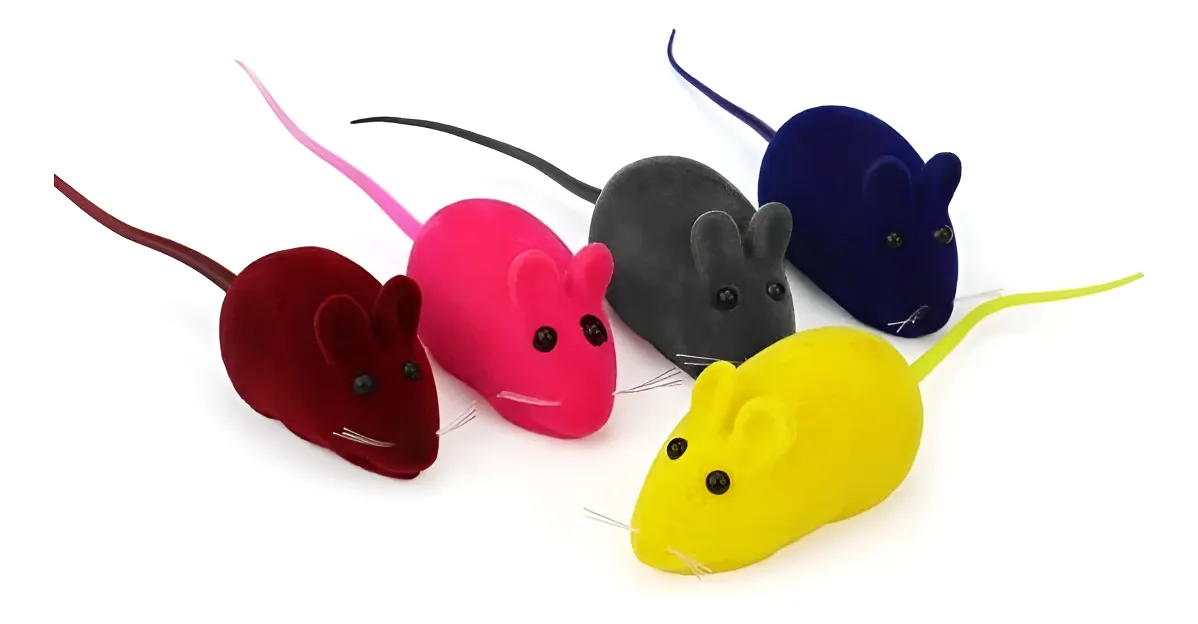 Colorful Little Mouse Toy – Fun & Interactive Cat Toy